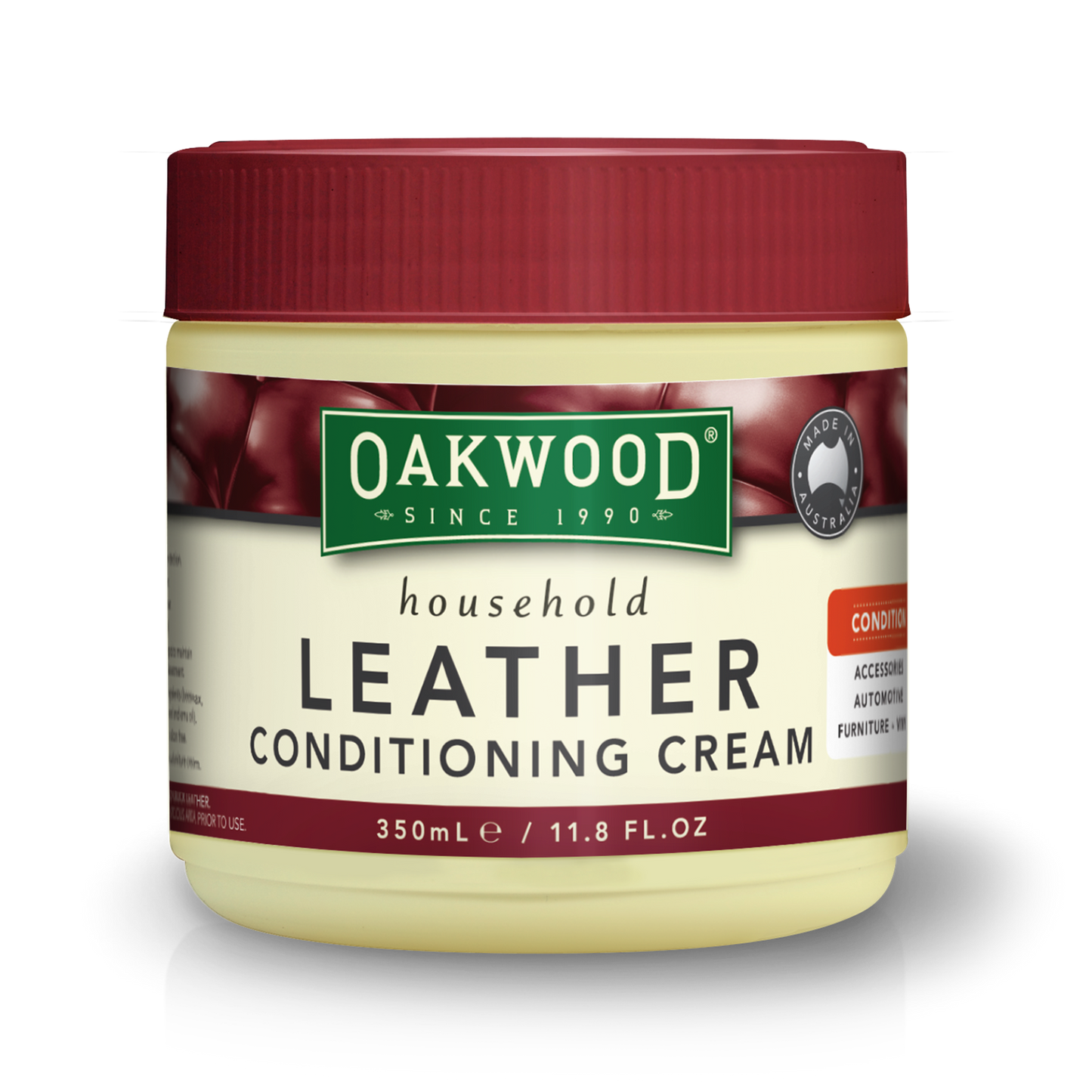 Oakwood Leather Conditioning Cream - 350ml