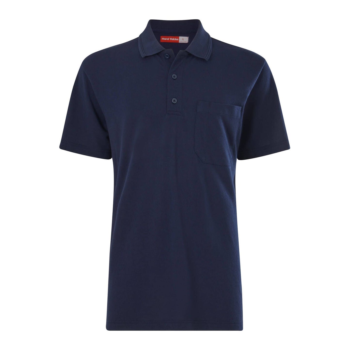 Hard Yakka Men's Short Sleeve Polo - XL - Navy