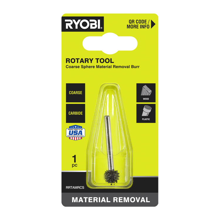 Ryobi Rotary Coarse Sphere Material Removal Burr RRTAMRCS