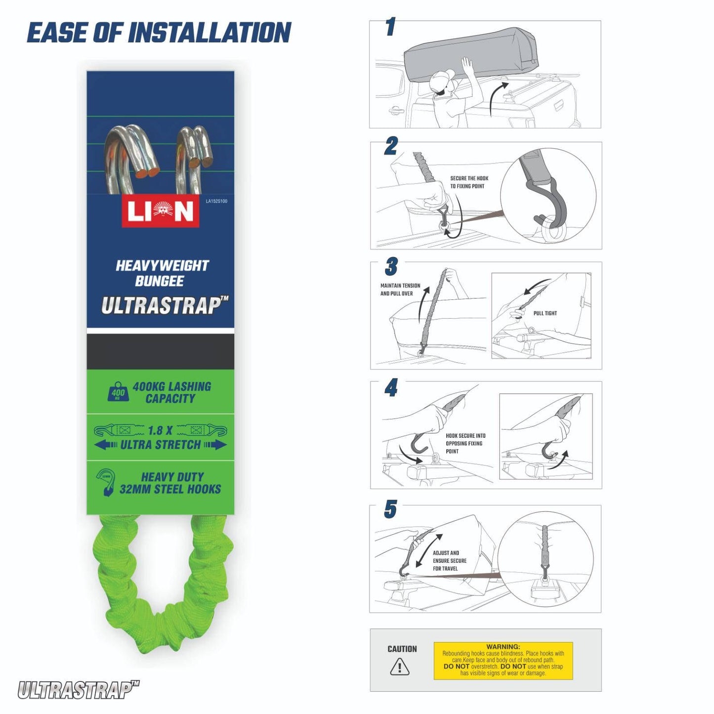 Lion Ultra Strap - 55 - 100cm - 800kg