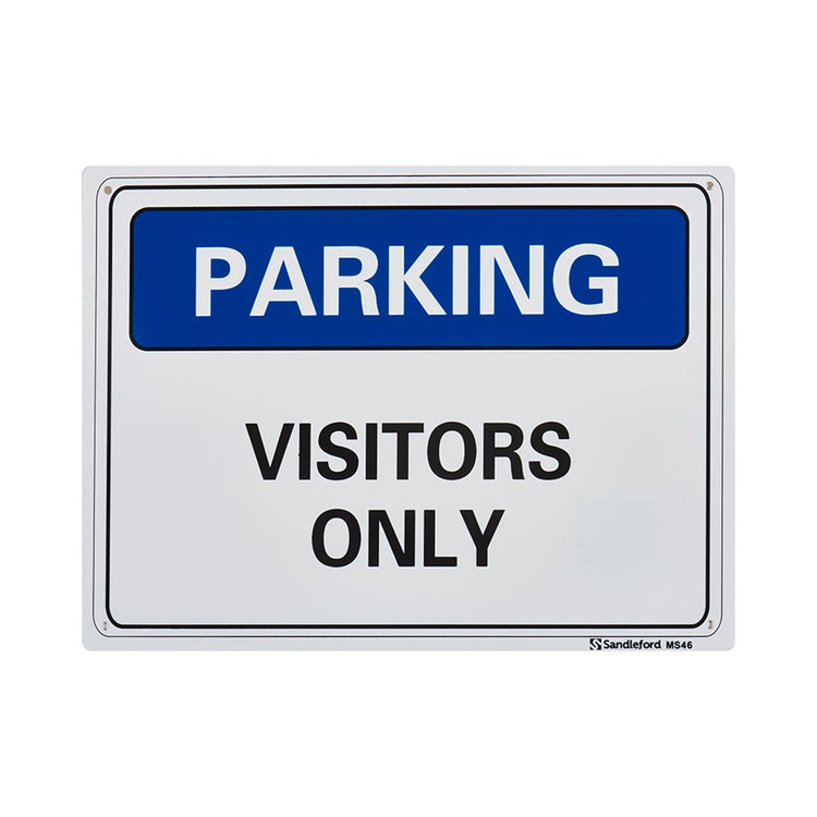 Sandleford Visitor Parking Sign - 300 x 225mm