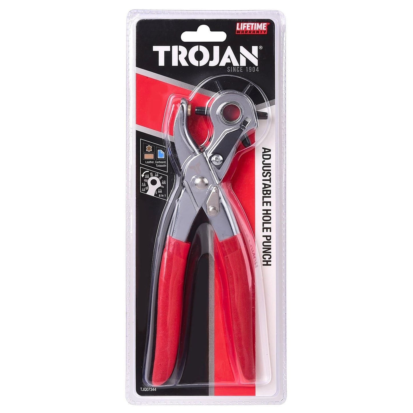 Trojan Adjustable Hole Punch - 2.5-5.0mm