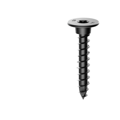 Bremick XTP Post Screw - 18g x 45mm - Techno Guard Black - 100 Pack