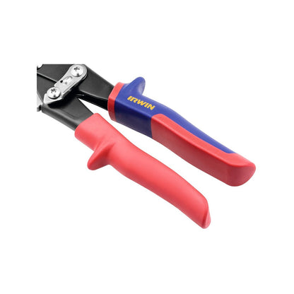 Irwin Aviation Snips - Left Straight Cut - Chrome Molybdenum - Non-Slip Grips