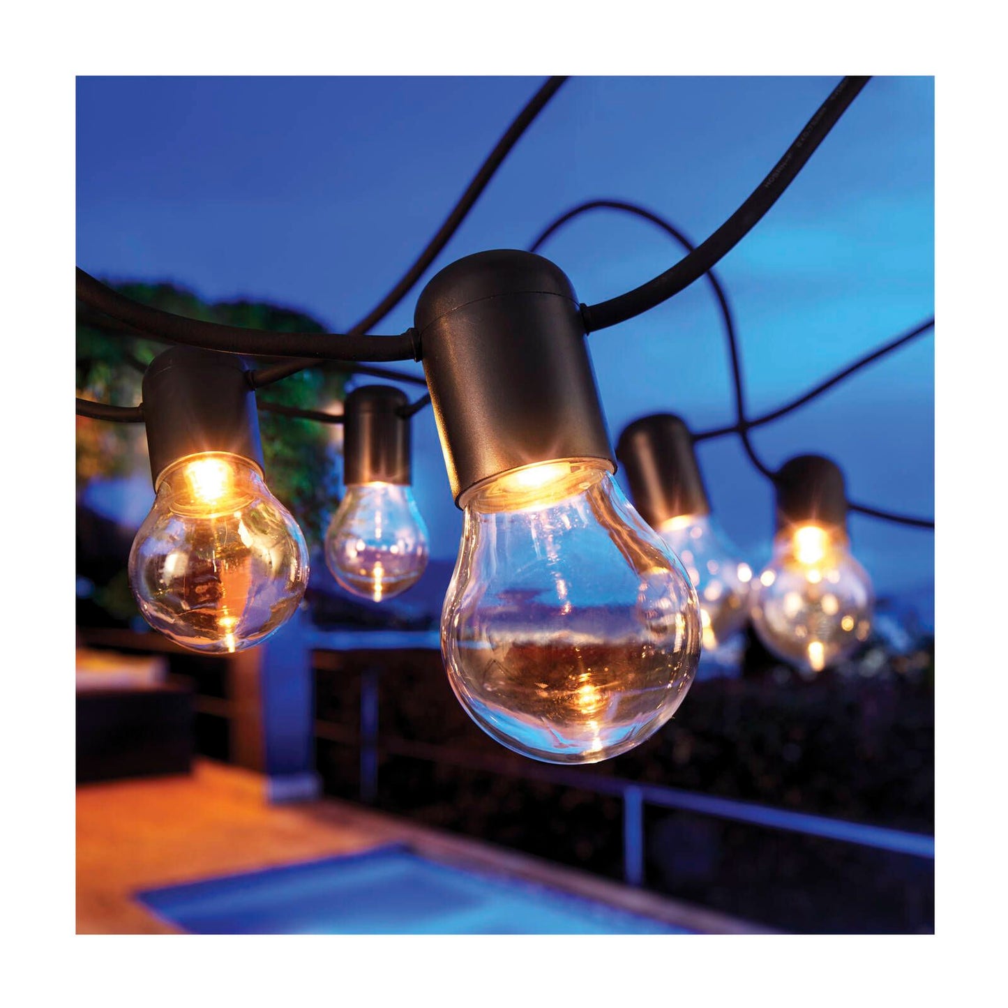 Lytworx Milano Festoon Party Lights - 10 Bulbs - 4.5m - Warm White