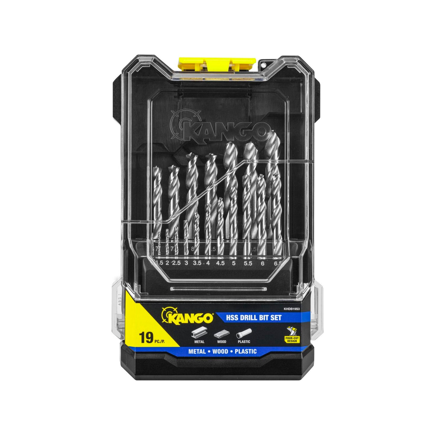 Kango HSS Drill Bit Set - 19 Piece - 1-10mm