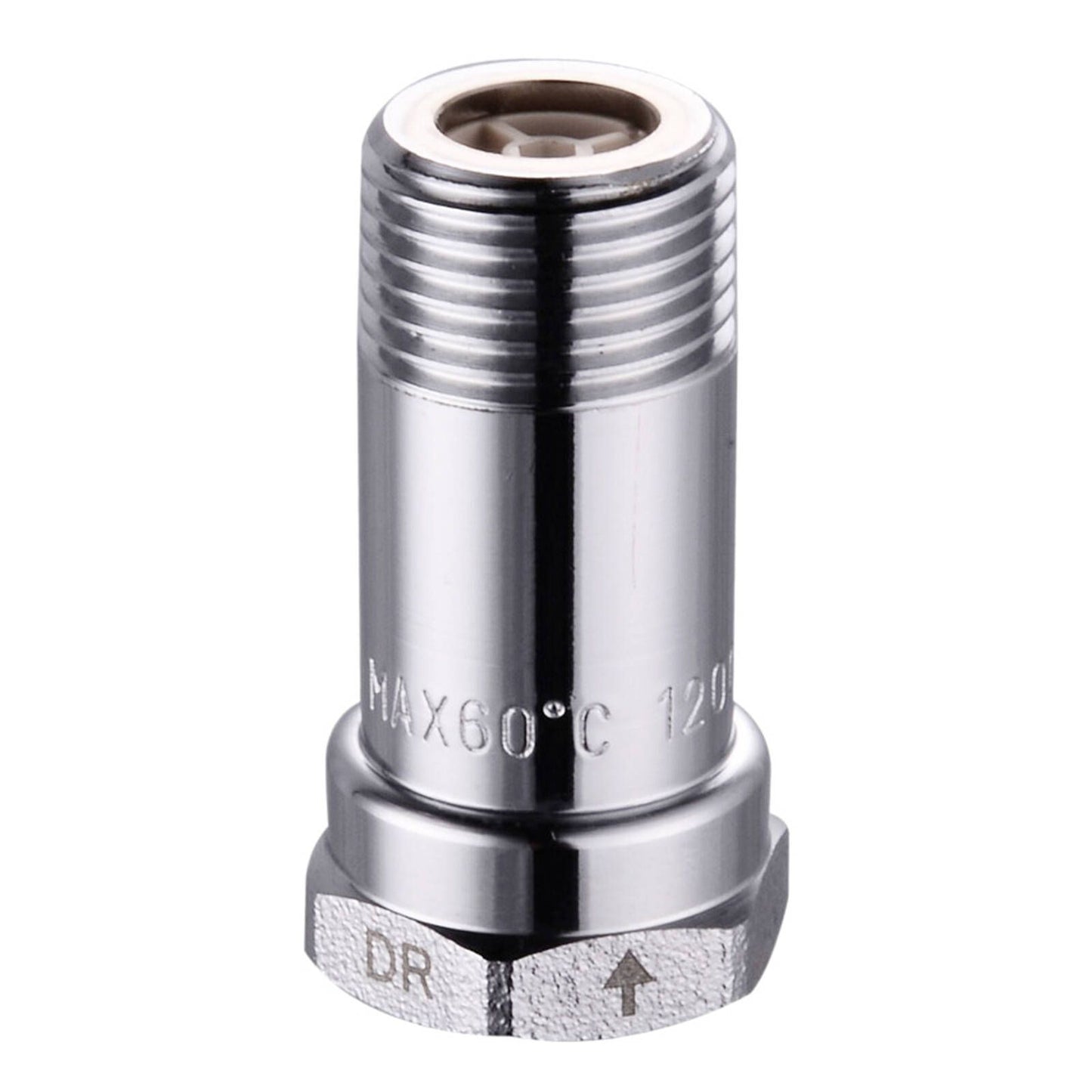 Kinetic Backflow Preventer - 1/2" Chrome-Plated Brass
