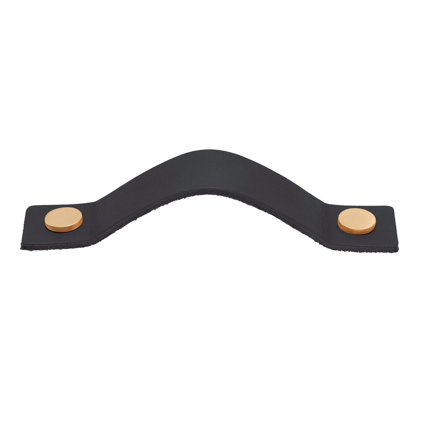 Lane Black Leather Handle - 128mm