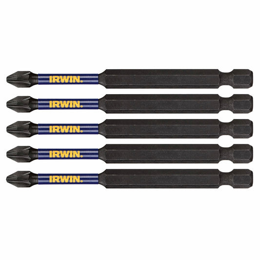 Irwin Impact Pro Performance Bits 89mm PH2 5 Pack