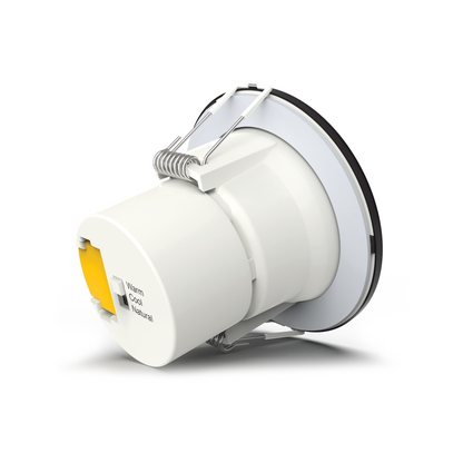 HPM Zyla LED Downlight - 70mm - 5W - Black - Tri Colour