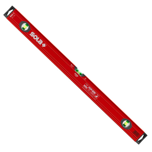 Sola Spirit Level - 60cm - Red - 3 Vials