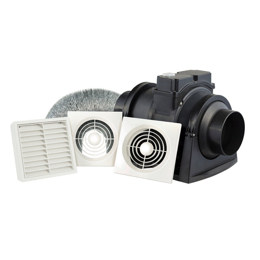 Hpm Inline Exhaust Fan - 100mm