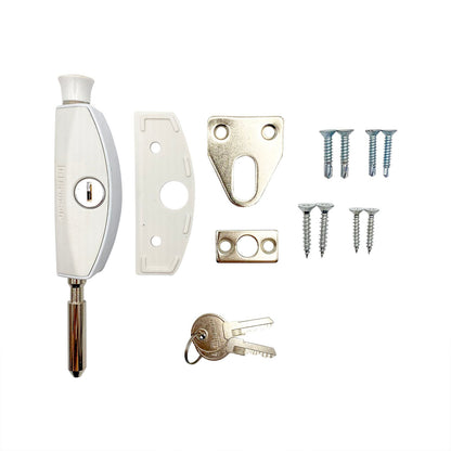 Remsafe White Window Door Patio Bolt - 53mm