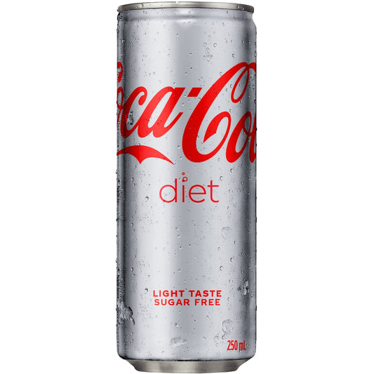 Coca-cola Diet Soft Drink Can 250ml
