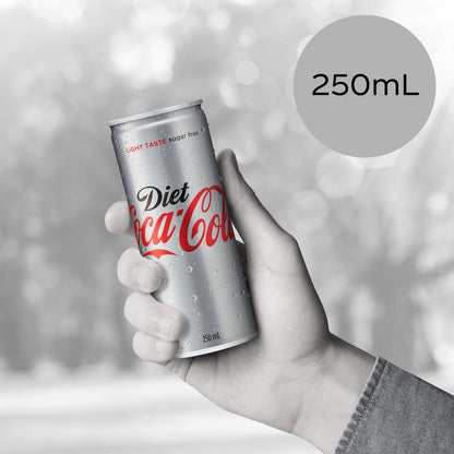 Coca-cola Diet Soft Drink Can 250ml