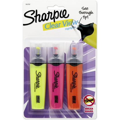 Sharpie Marker Clear View Highlighter 3 Pack