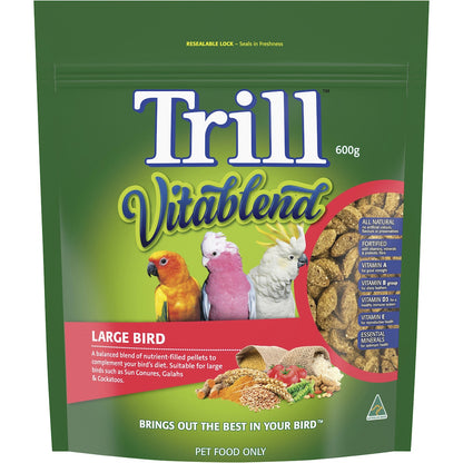 Trill Food Pellets Large Birds 600g