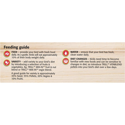 Trill Food Pellets Large Birds 600g