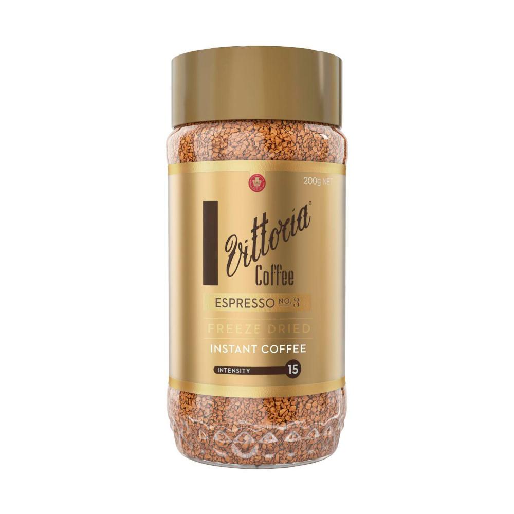 Vittoria Freeze Dried Instant Espresso Coffee No 3 - 200g