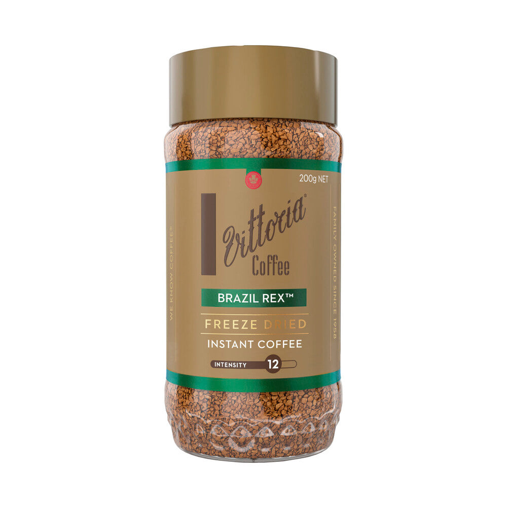 Vittoria Freeze Dried Brazil Rex Instant Coffee - 200g