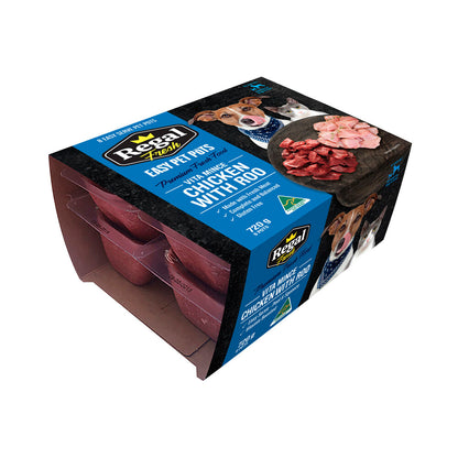 Regal Cat Premium Vita Mince Chicken With Roo Cat Or Dog Food 8x90g - 8 pack