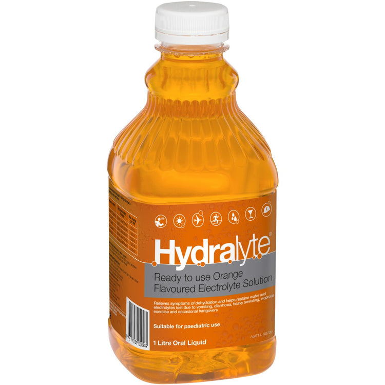 Hydralyte Electrolyte Solution Orange 1L