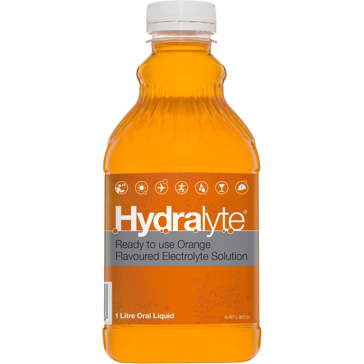 Hydralyte Electrolyte Solution Orange 1L