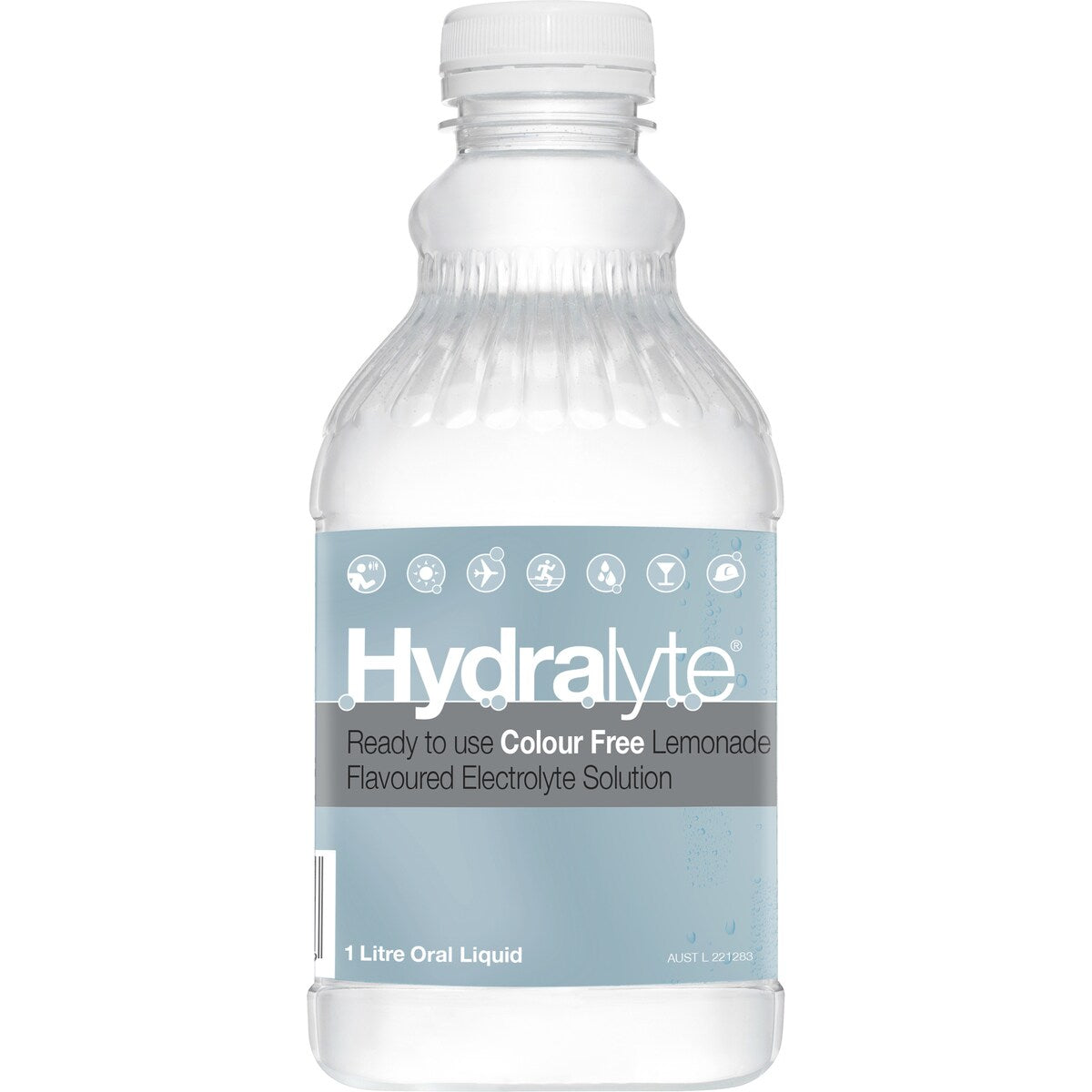 Hydralyte Colour Free Lemonade 1l