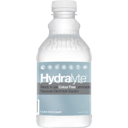 Hydralyte Colour Free Lemonade 1l