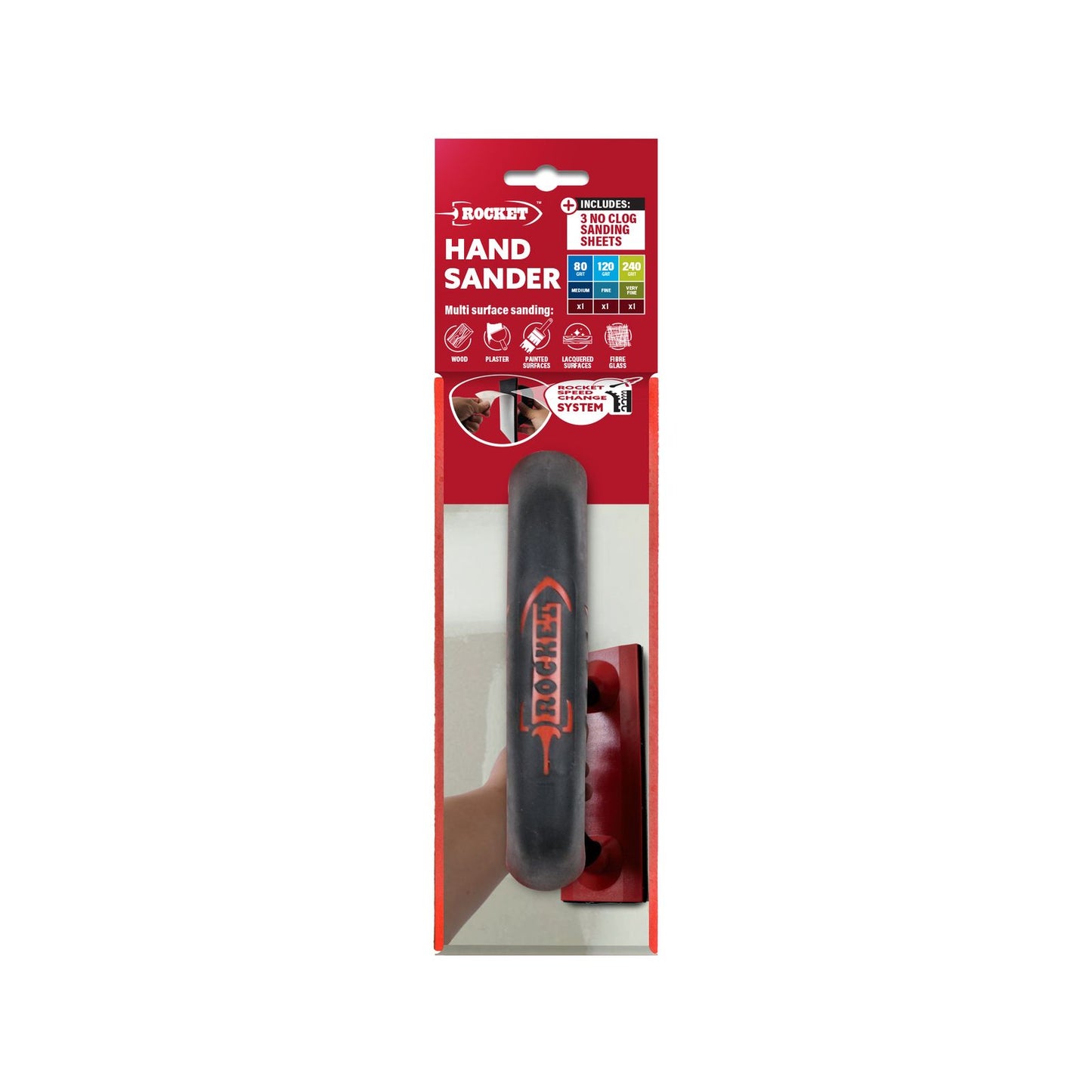 Rocket Hand Sander - 90mm