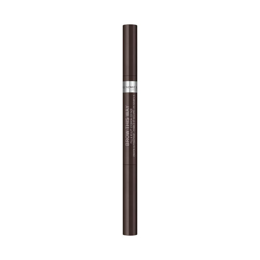 Rimmel Brow This Way Fill & Sculpt Dark Brown - 0.4g