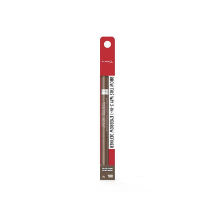 Rimmel Brow This Way Fill & Sculpt Medium Brown - 0.4g