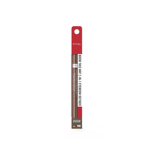 Rimmel Brow This Way Fill & Sculpt Medium Brown - 0.4g