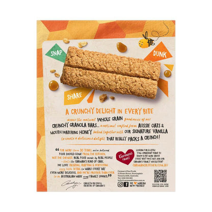 Carman's Crunchy Granola Bar Golden Oat & Honey 5 Pack - 150g