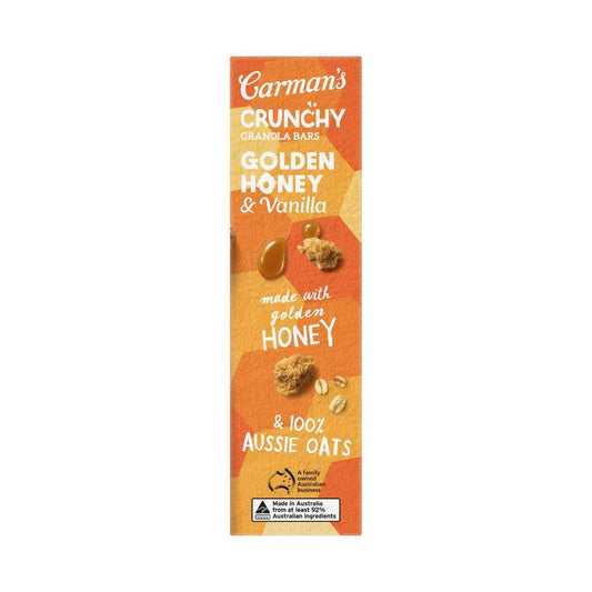 Carman's Crunchy Granola Bar Golden Oat & Honey 5 Pack - 150g