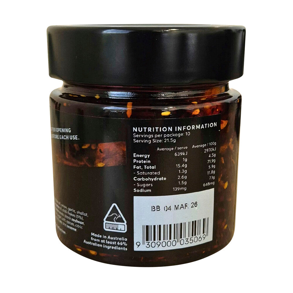 Killer Condiments Supercharged Crispy Chilli Oil - 215g