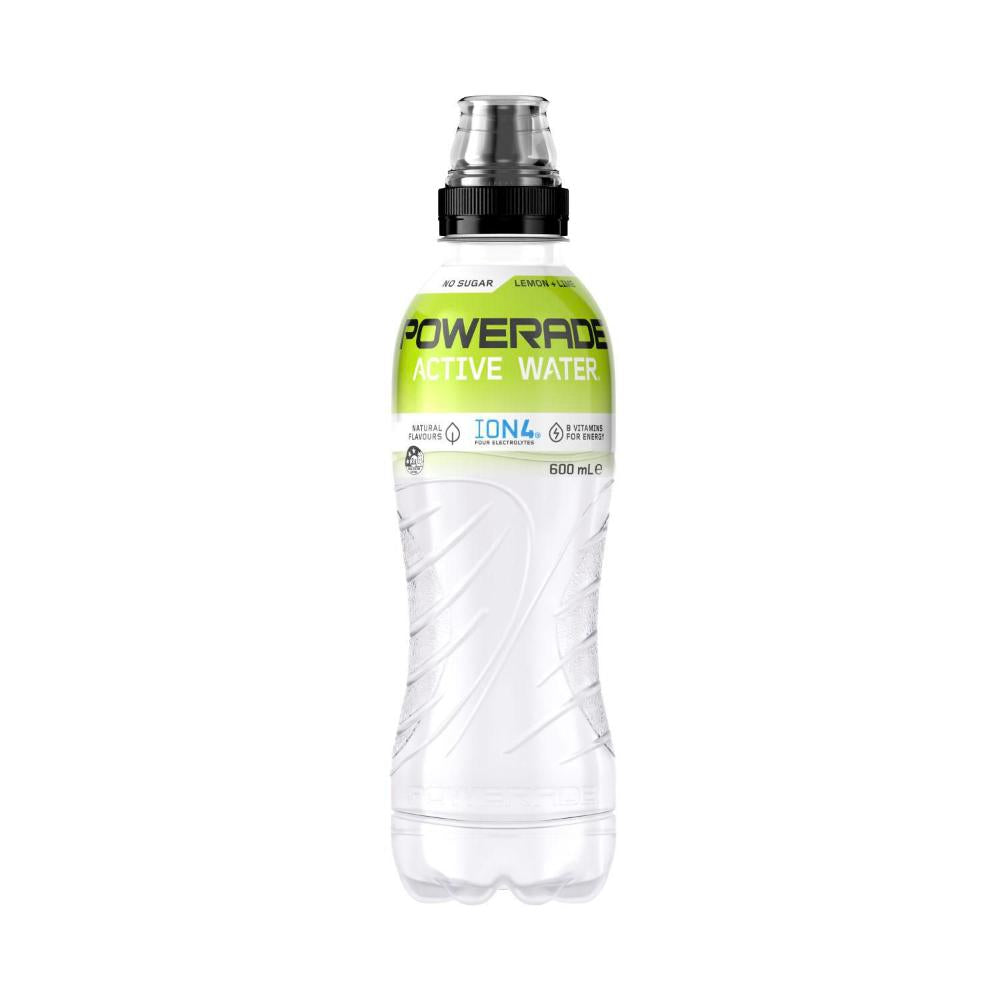 Powerade Active Water Lemon Lime - 600mL