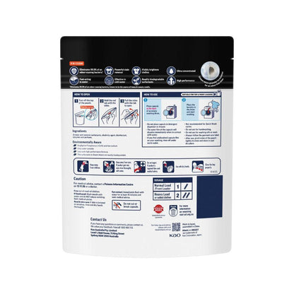 Biozet Attack Power Laundry Capsules + Eliminator 8 In 1 - 30 pack