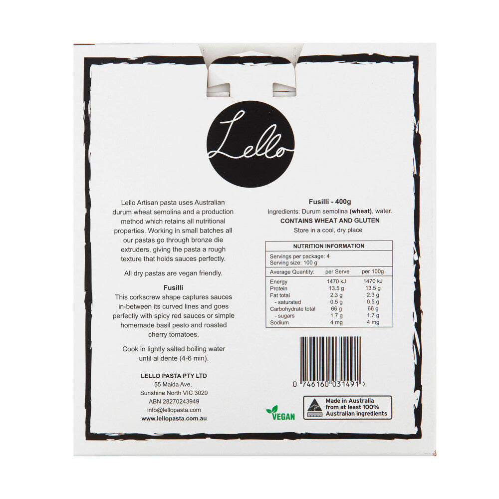 Lello Dry Fusilli - 400g