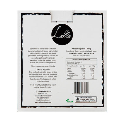 Lello Dry Rigatoni - 400g