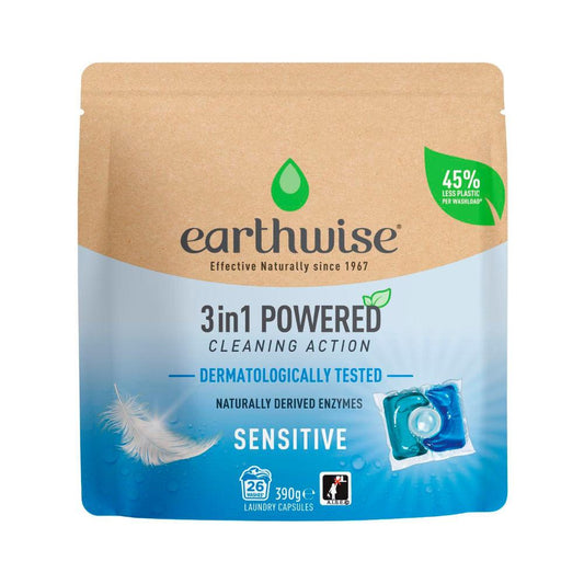 Earthwise 3 In 1 Laundry Capsules Sensitive - 26 pack