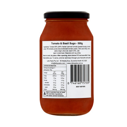 Lello Tomato & Basil Sugo - 500g
