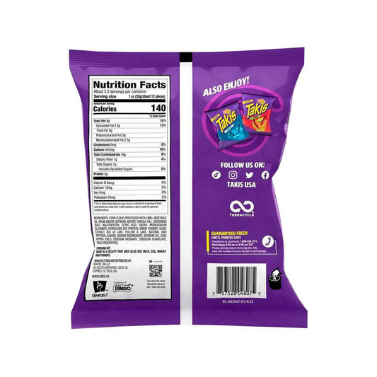Takis Fuego Tortilla Chips 92.3g - 92.3 GRAM