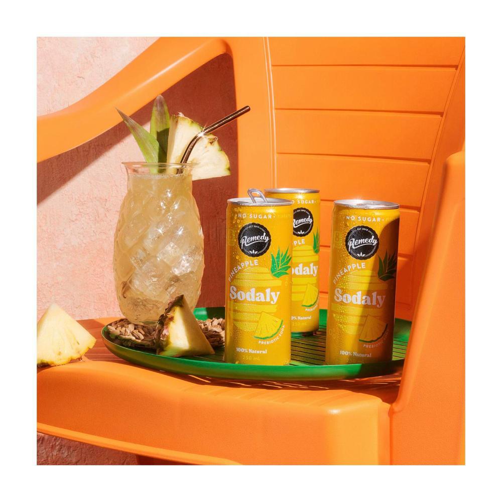Remedy Sodaly Pineapple 4x250ml