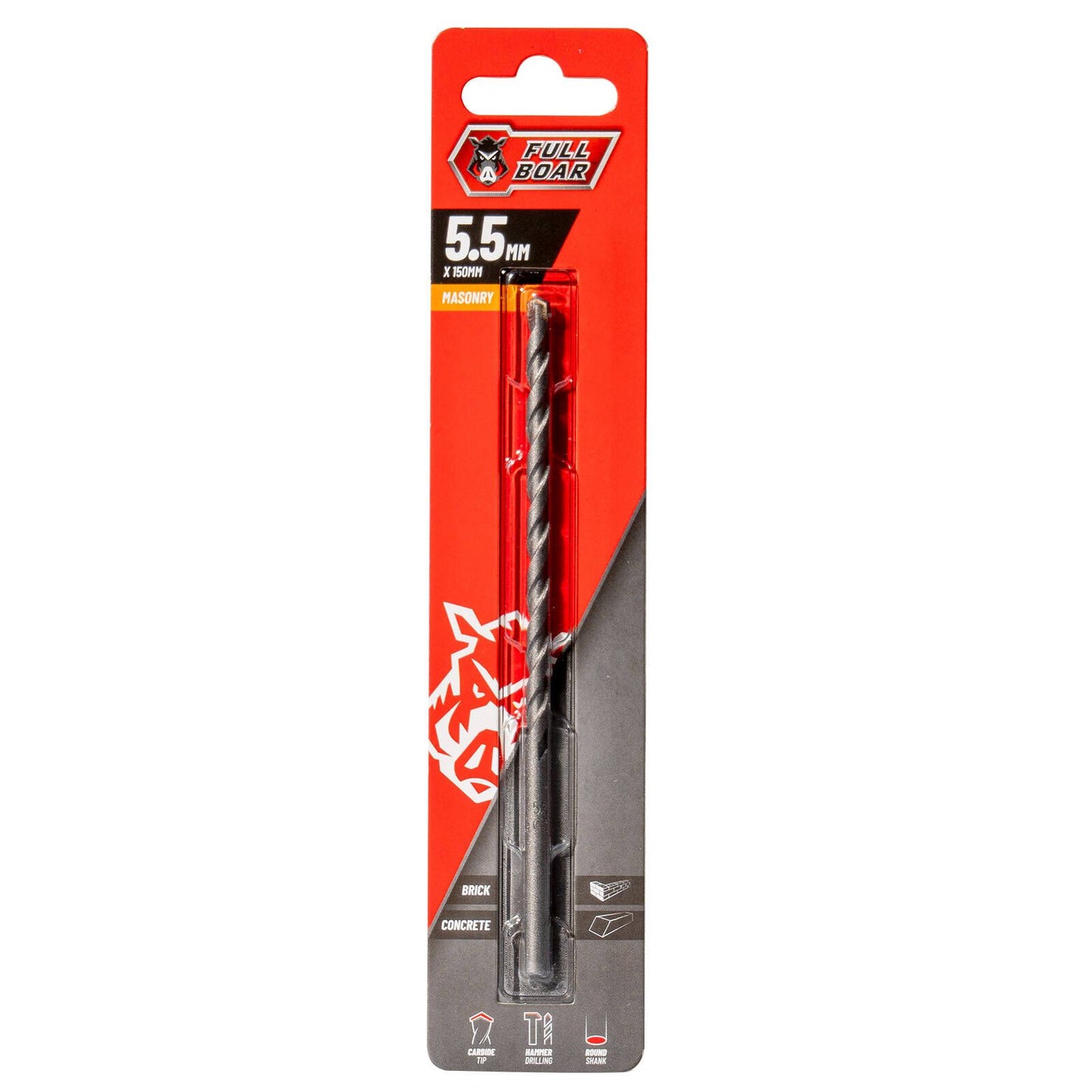 Full Boar TCT Masonry Drill Bit - 5.5mm