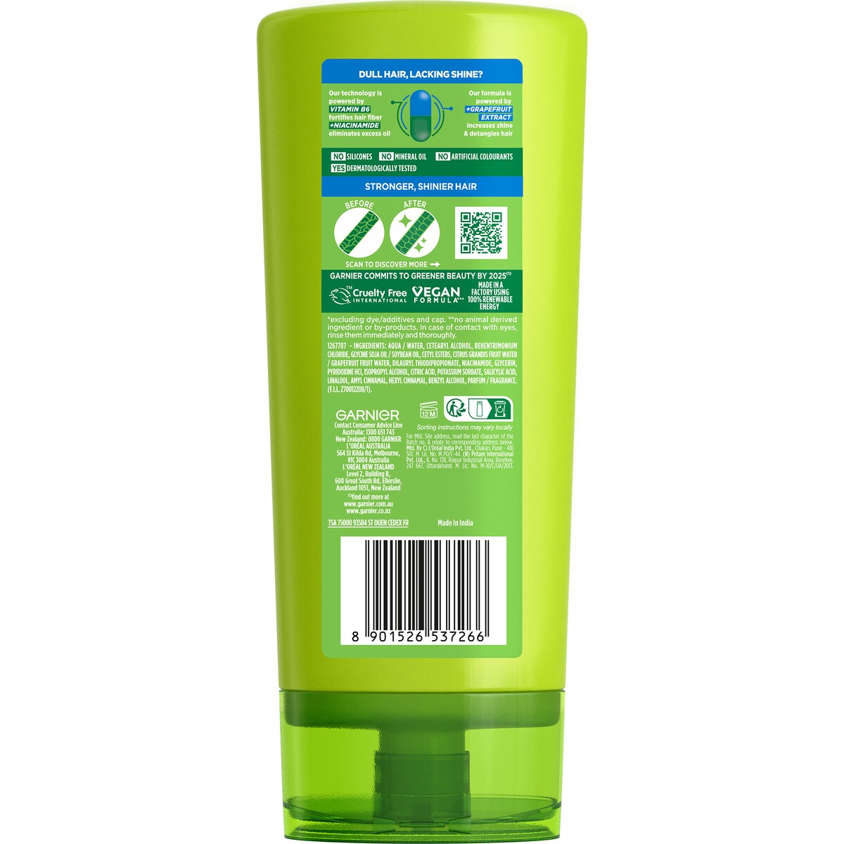 Garnier Fructis Normal Strength & Shine Conditioner 315mL