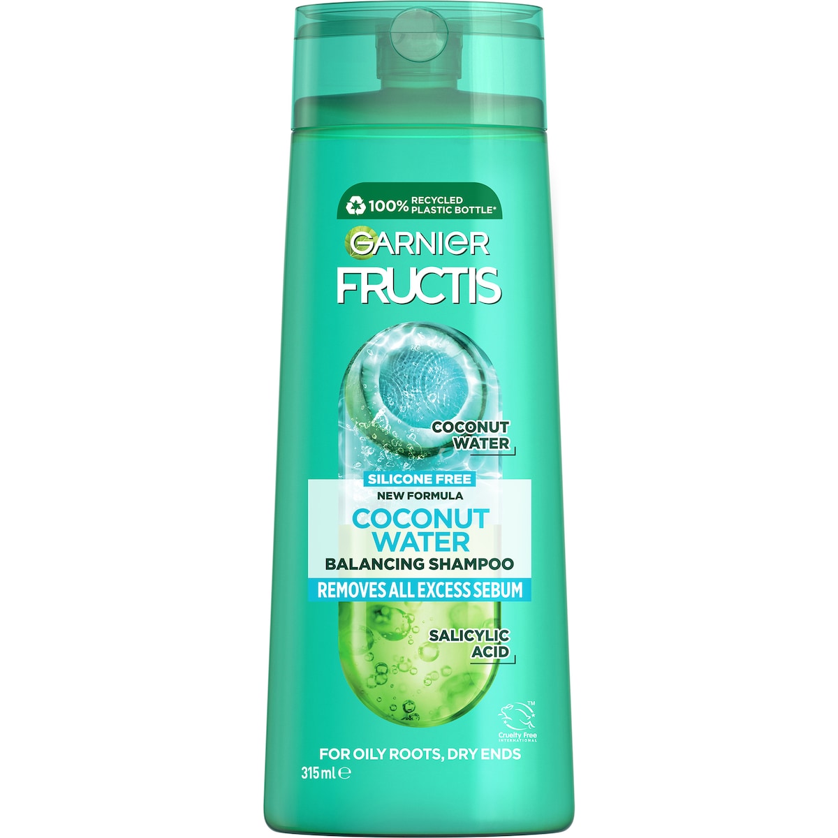 Garnier Fructis Coconut Water Shampoo Shampoo 315mL
