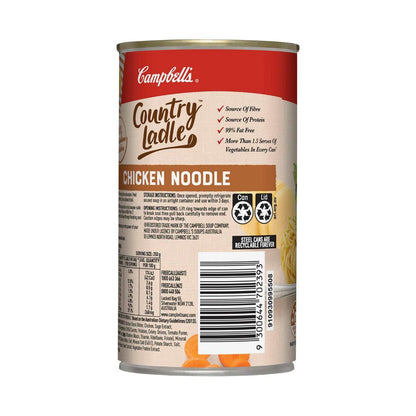 Campbell's Country Ladle Soup Can Chicken Noodle - 500g