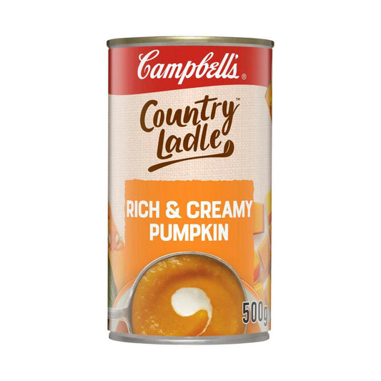 Campbell's Country Ladle Soup Can Rich & Creamy Pumpkin - 500g