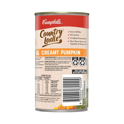 Campbell's Country Ladle Soup Can Rich & Creamy Pumpkin - 500g